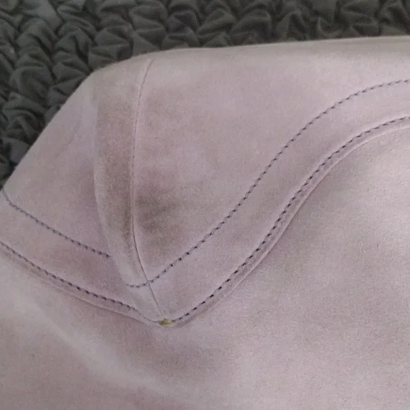 Coach Suede Leather Shoulder Bag - Picture 5 of 9